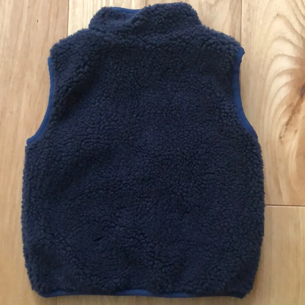 3/$15 Blue Fuzzy Vest